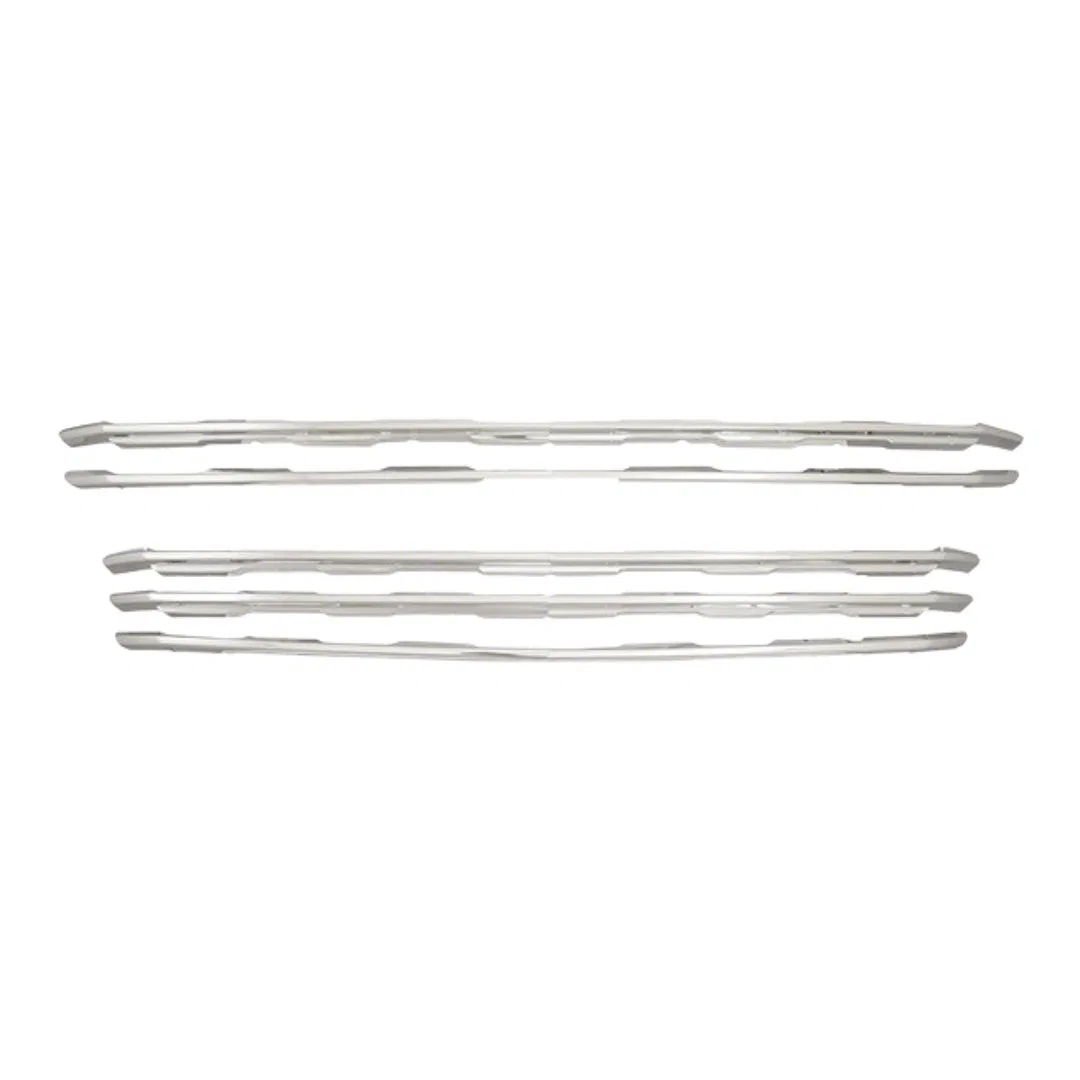 IWCGI130 – COAST2COAST Grille Insert, Overlay Horizontal Bar Style 2 Piece With Emblem Cutout Chrome Plated ABS Plast...